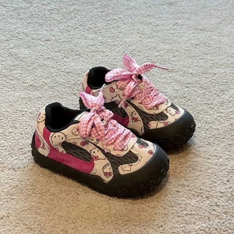 かわいいハローキティサンリオ学生かわいい漫画快適なスニーカー子供屋外ノンスリップランニングシューズギフト子供のための