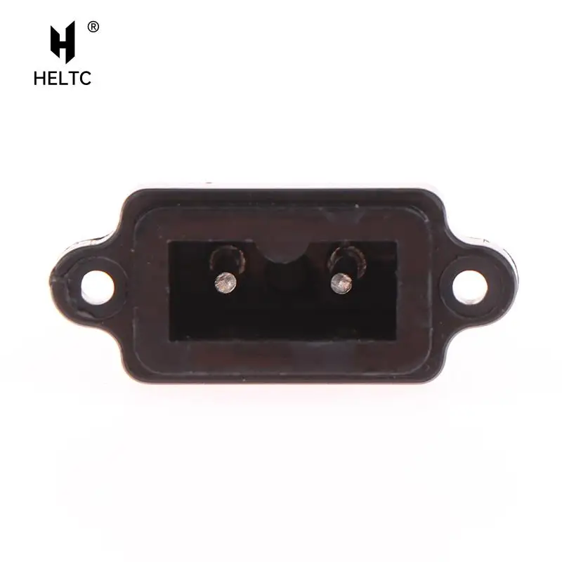 1pc Or 1set Two-wire Electric Screwdriver Plug 2-core Power Socket DC Power Plug Connector 2 Pins Black Small Two-wire Plug