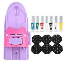 1 Set Stylish Digital Nail Art Printer Nail Art DIY Pattern Printing Stamper Machine Manicure Equipment Kits Beauty Art Tools