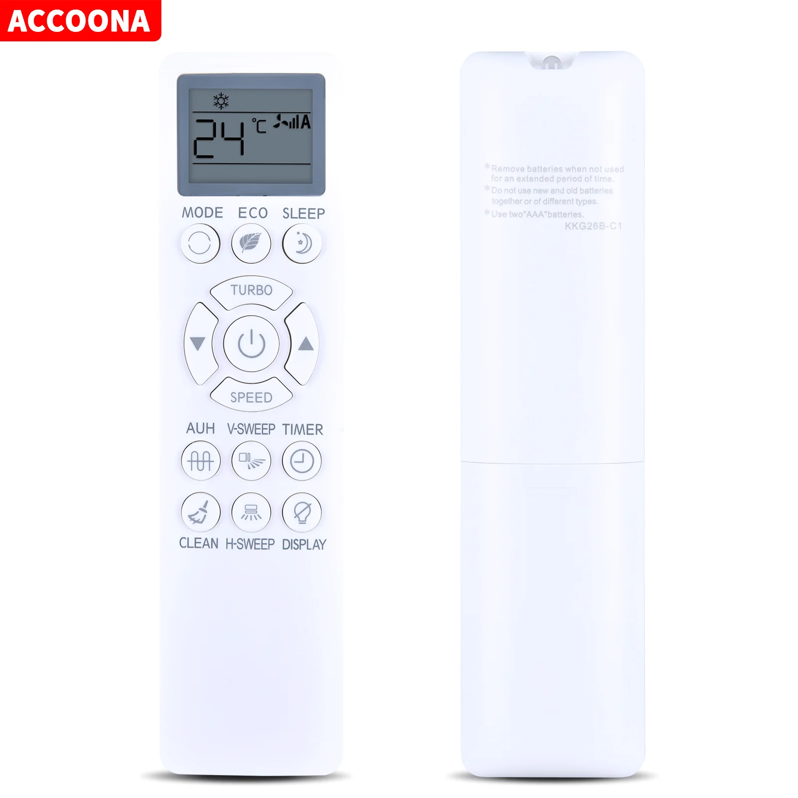 KKG26B-C1 AC Replacement Remote Control For Changhong Air Conditioner