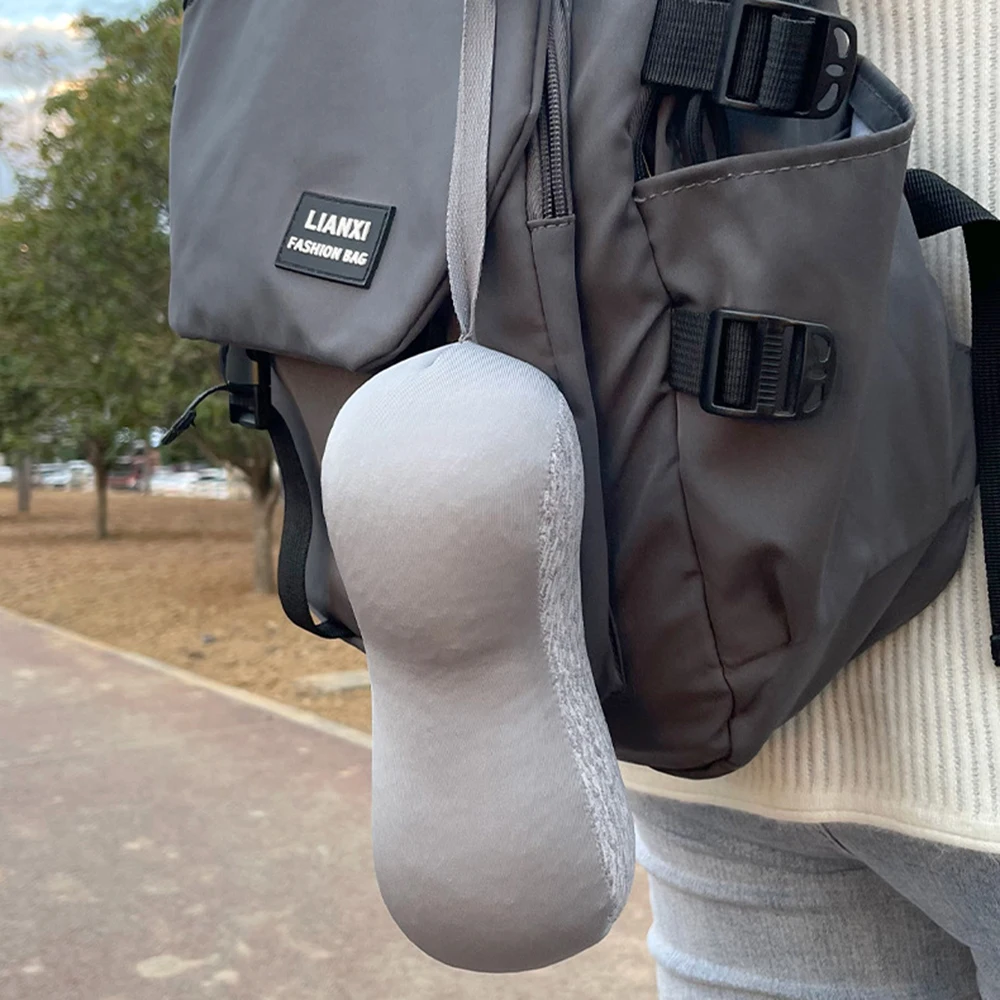 وسادة رقبة صغيرة محمولة على شكل حرف U، وسادة نوم للرقبة للسفر للبالغين، وسادة مكتب داعمة للرقبة