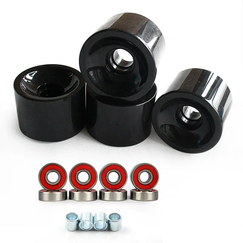 skateboard-wheel-long-board-street-brush-shock-absorber-70x51mm-road-frosted-low-noise-bearing-package