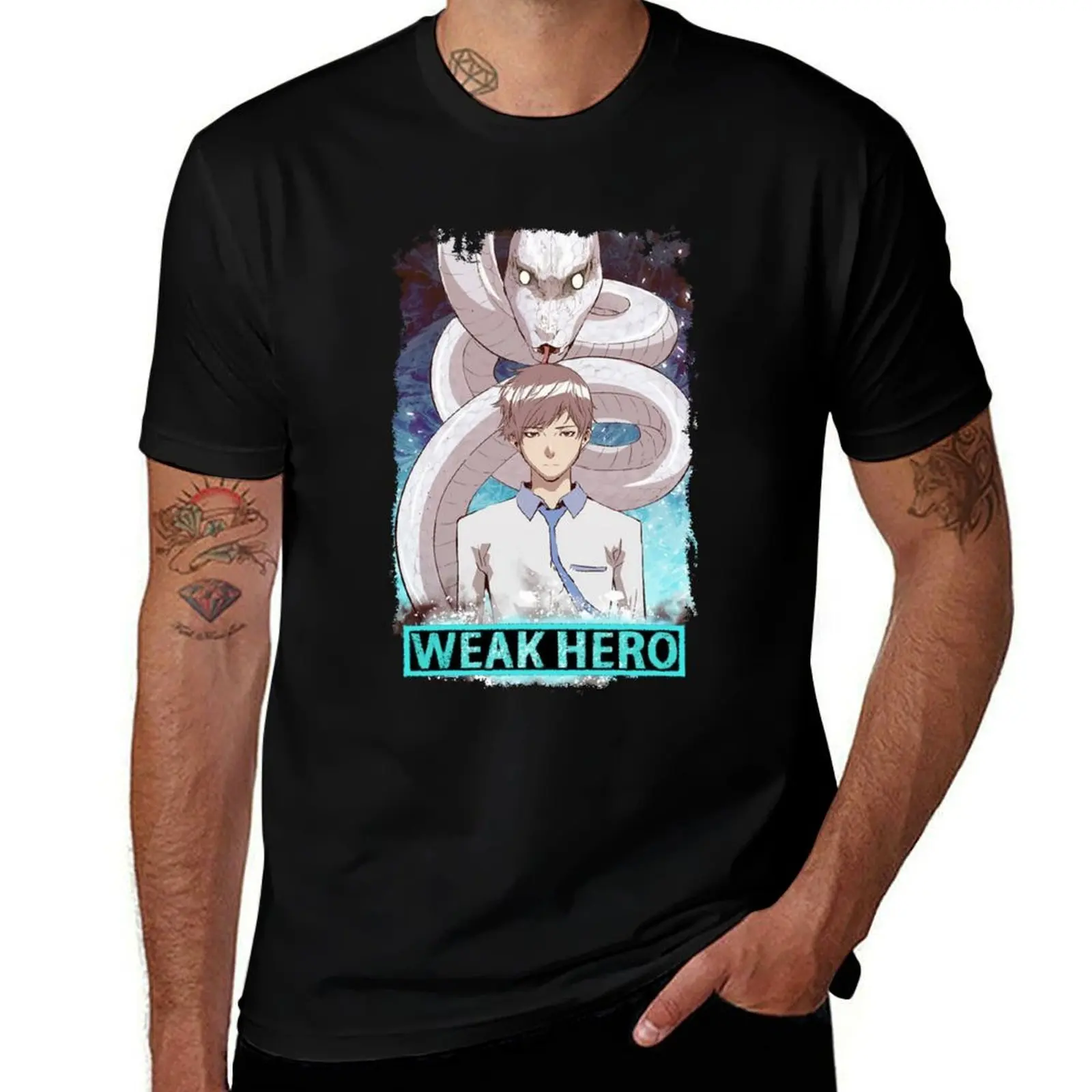 

Weak Hero - White Mamba T-Shirt Christmas Casual Tee Shirt