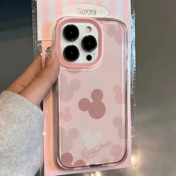 Cute Mickeys Minnies Phone Case For Samsung Galaxy S24 S23 S22 S21 S20 FE Note20 Note10 Plus Ultra Lite 5G Clear TPU Back Cover