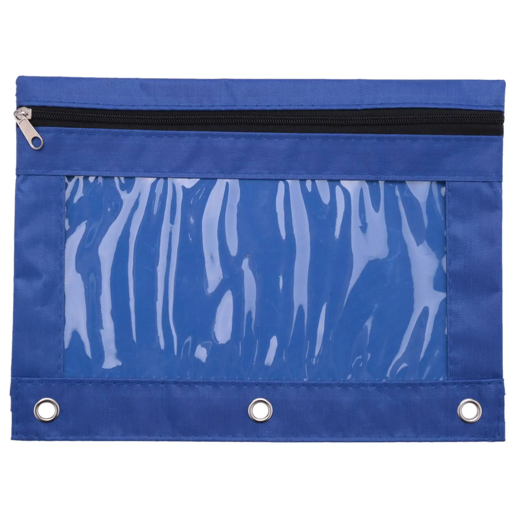 abri-18-pieces-ring-binder-pouch-pencil-bag-with-holes-3-ring-zipper-pouches-with-clear-window-6-colors