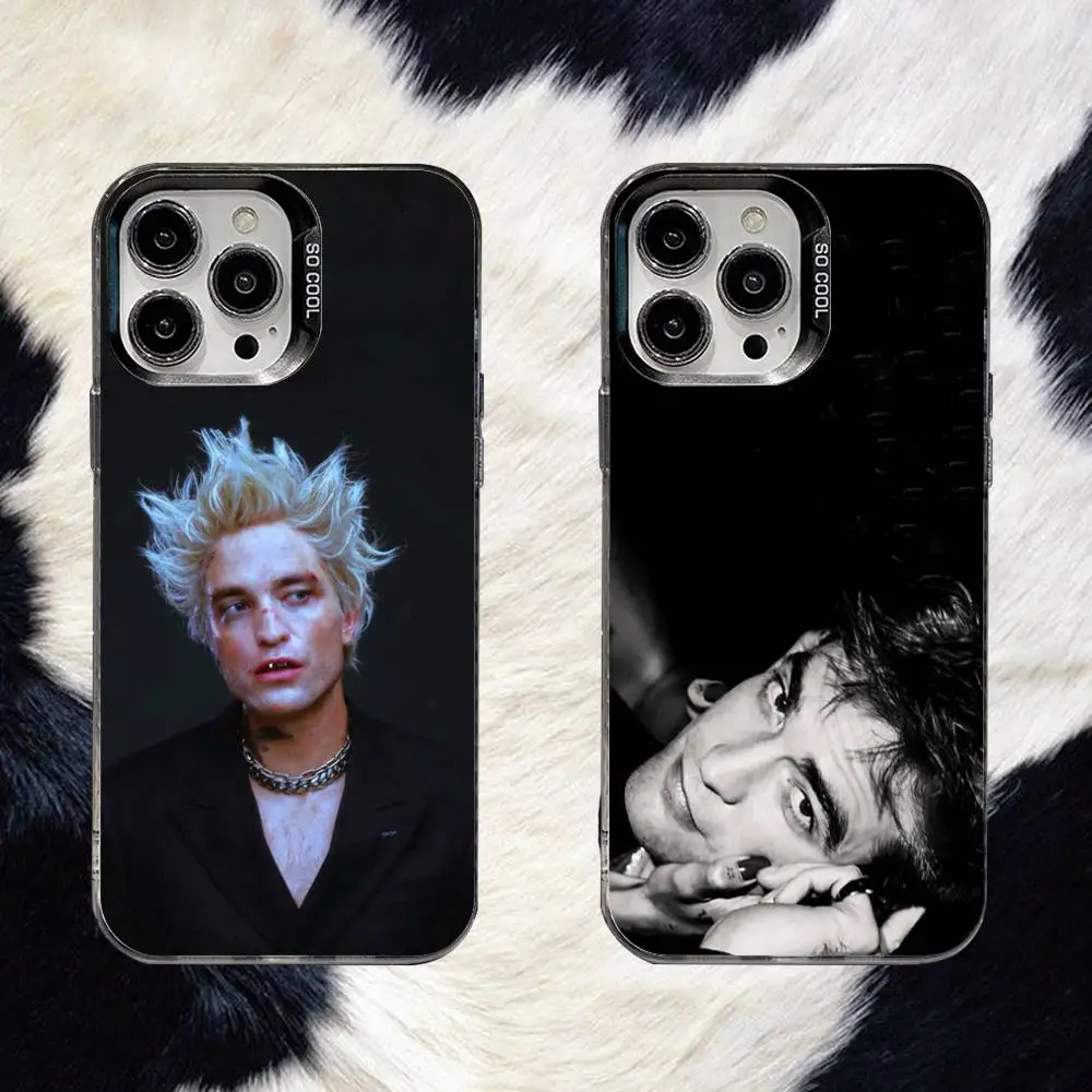 

Robert Pattinson Actor Phone Case For iPhone 16,15,14,13,12,11,8,7,Pro,Max,Plus,Mini,XS,SE Anti Fall Black Matte Hard