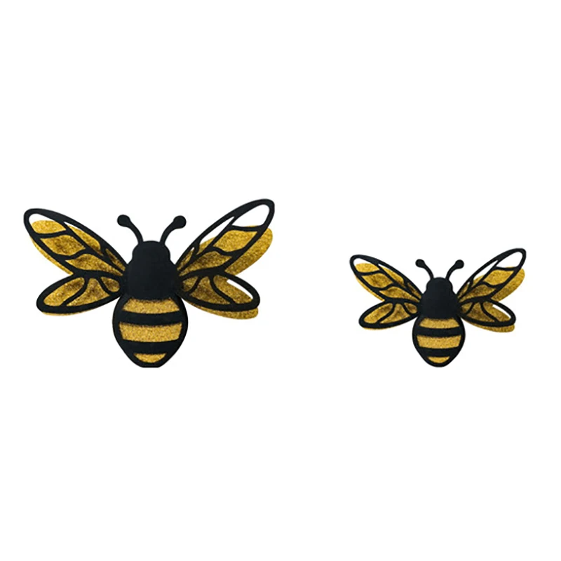3D Stereoscopic Bee Cartoon Wall Stickers Children's Room Living Wedding Reception Background Decoration