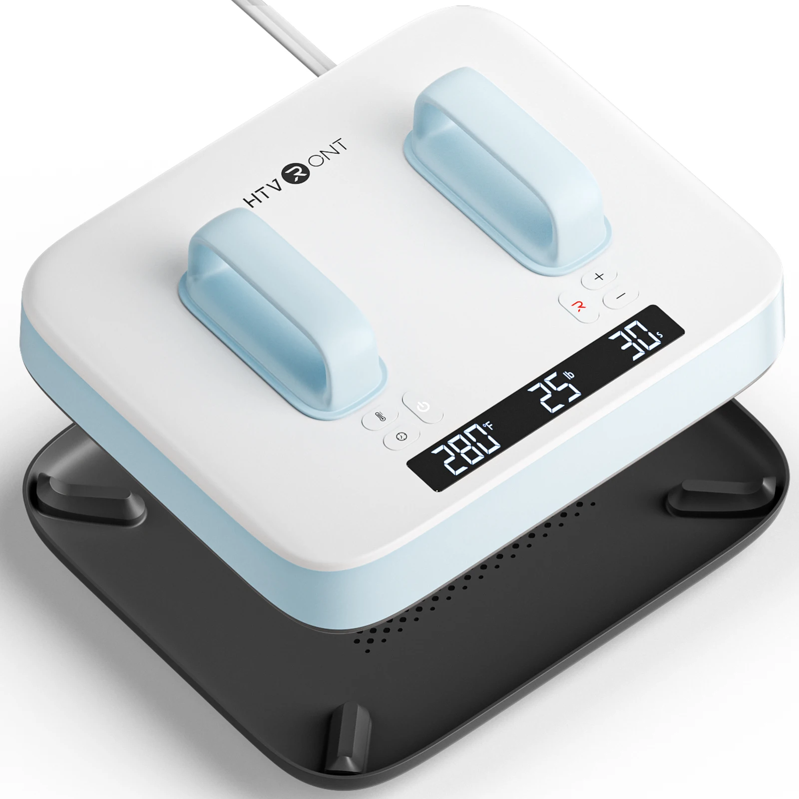 

HTVRONT 12x10 in Portable Heat Press Machine with Pressure Display H10 Heat Press Machines for HTV, Sublimation, Heat Transfer