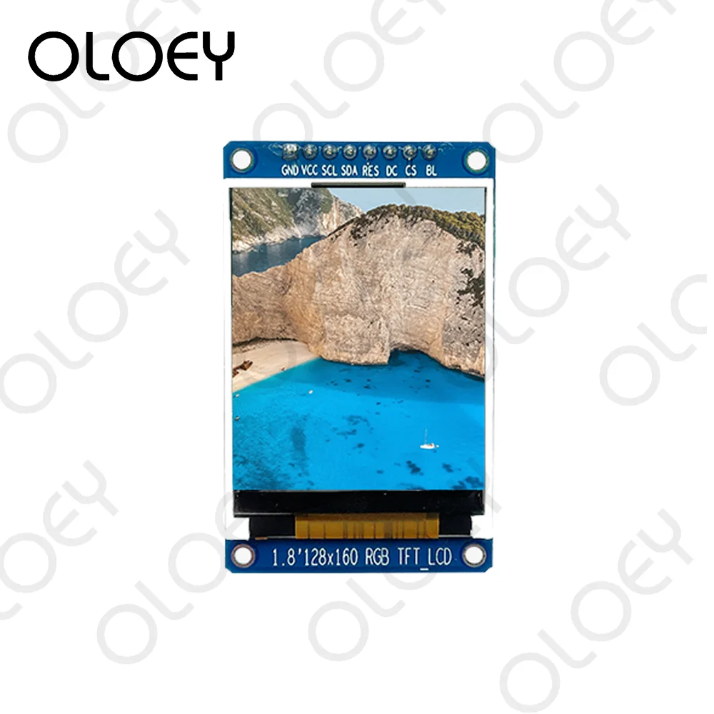 1.8 inch 128x160 SPI Full Color TFT LCD Display 128*160 Module ST7735S 3.3V Replace OLED Power Supply for Arduino DIY KIT