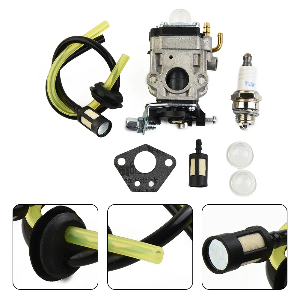 Carburettor Kit For Florabest FBS 43 A1,FBK 4 B2 4in1,Parkside PBK 4 A1,PBS 2 A1  Sturdy And Durable Easy To Install