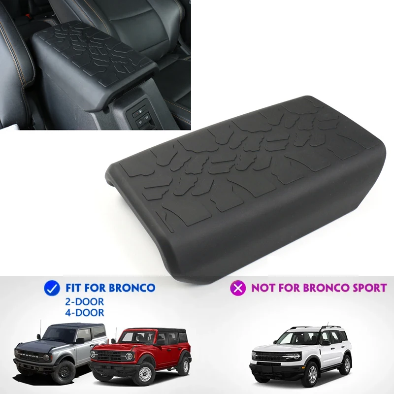 

Чехол на подлокотник центральной консоли для Ford Bronco 2021 2022 2023, автомобильный подлокотник, защитный чехол, чехол, аксессуары для интерьера