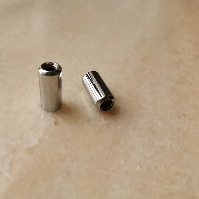 10pcs/lot Chrome M6 Inner Tooth Tube Dandelion G4 Lamp Holder Connector LED Chandelier Lamp Holder Lighting Hardware Accessories