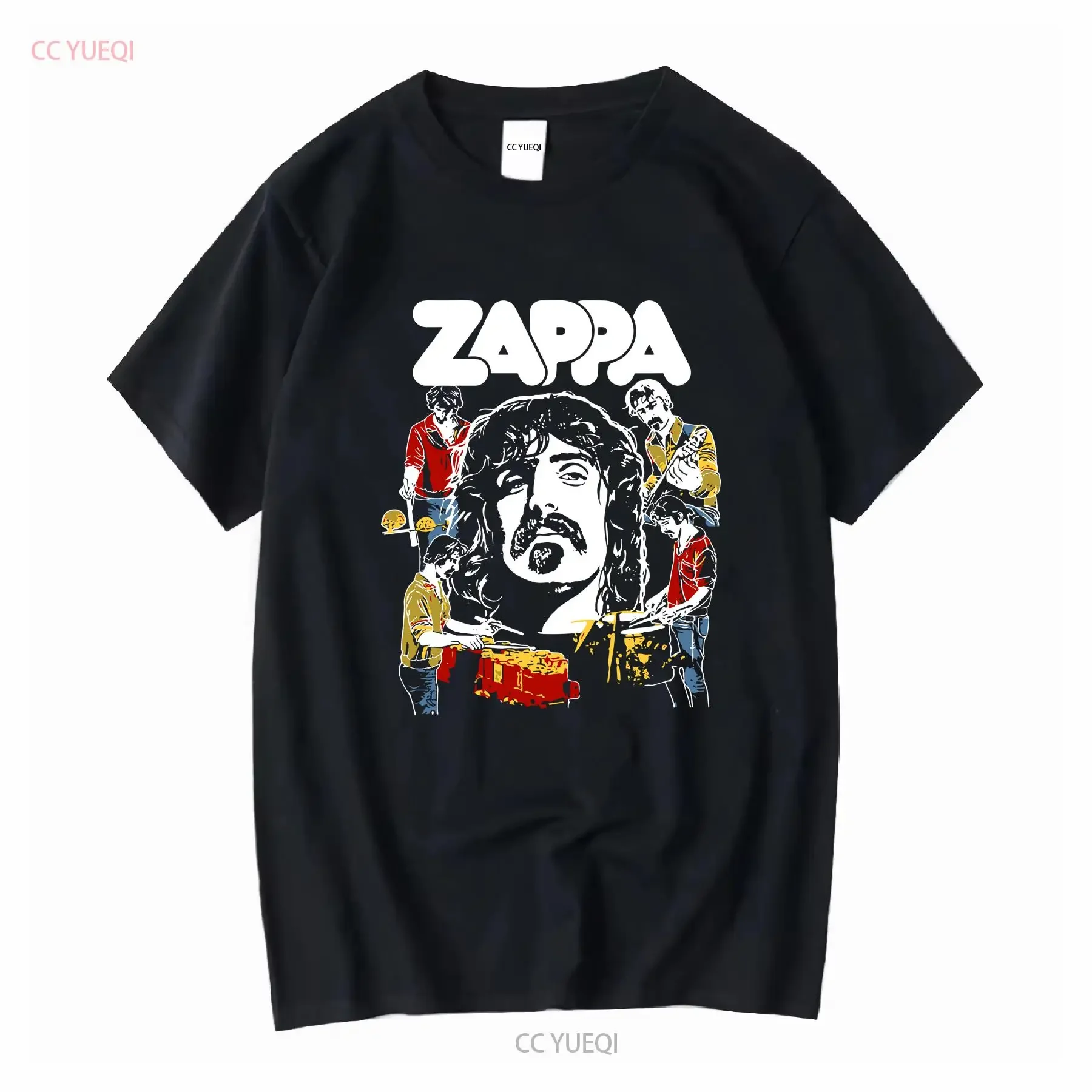 Rare Frank Zappa T Shirt  Full Sizes S 2345Xl vintage Washed Breathable homme Unisex graphic streetwear Soft designer clothes