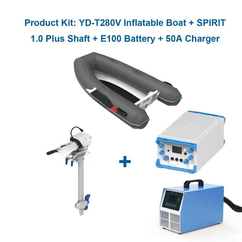 Hot Sale Affordable Compact Collapsible PVC Electric Motor Highfield Rib Boat 5kw Battery Inflatable Boat for Resort