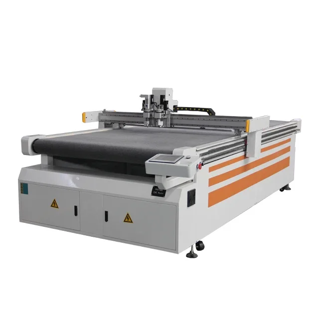 CNC floor carpet making vibrating oscillating cutting machine for gasket rubber mat