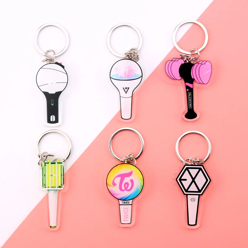 keychain exo Korean International Singers Combination Keyring Antique Jewelry For Fans Memorable