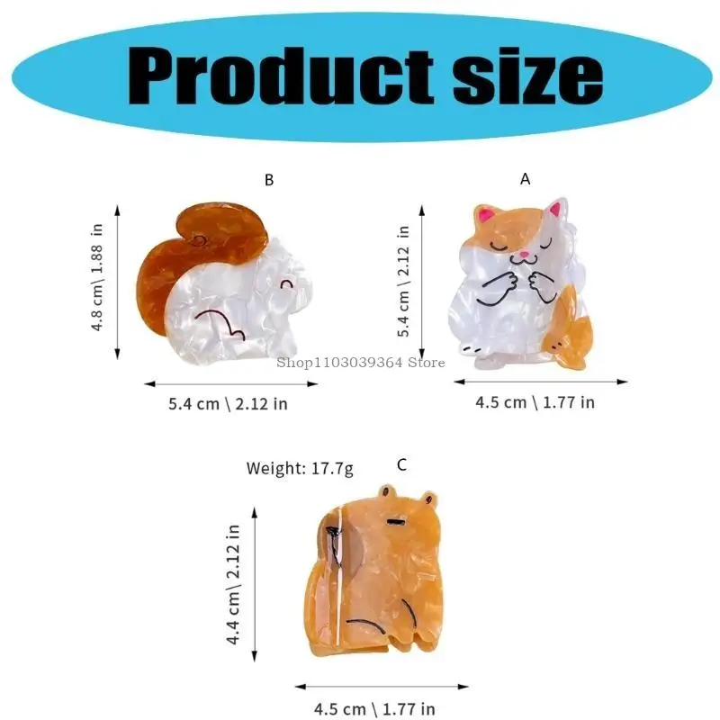 Fashionable Valentine's Day Hair Barrettes Unique Kitten Clamp Hairpin Hair Clip Stylish Hair Accessory Casual Use