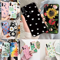 Frog Dinosaur Flower Love Marble Phone Cases For Huawei P20 P30 Lite P20Pro P30 Pro Silicone Shockproof Protection Back Cover