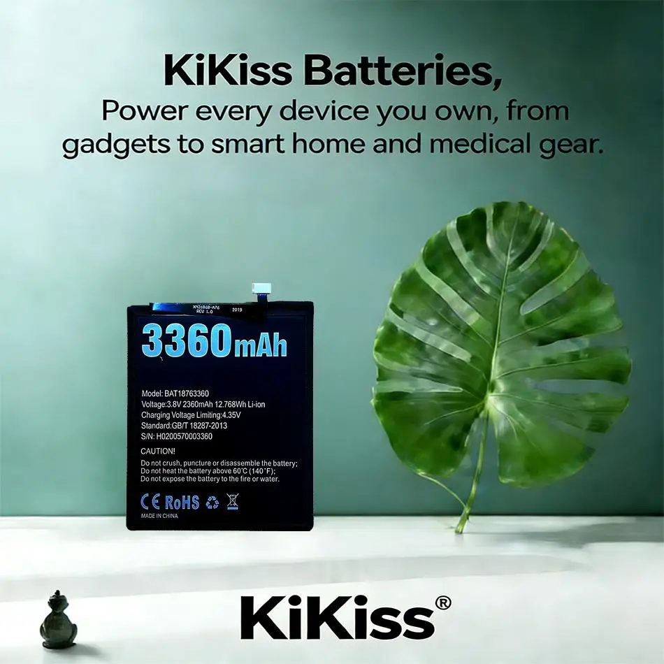 

Аккумулятор для мобильного телефона Doogee Y7 N10 BAT18763360, 3360 мАч, премиум-класса, экологически чистый, на замену