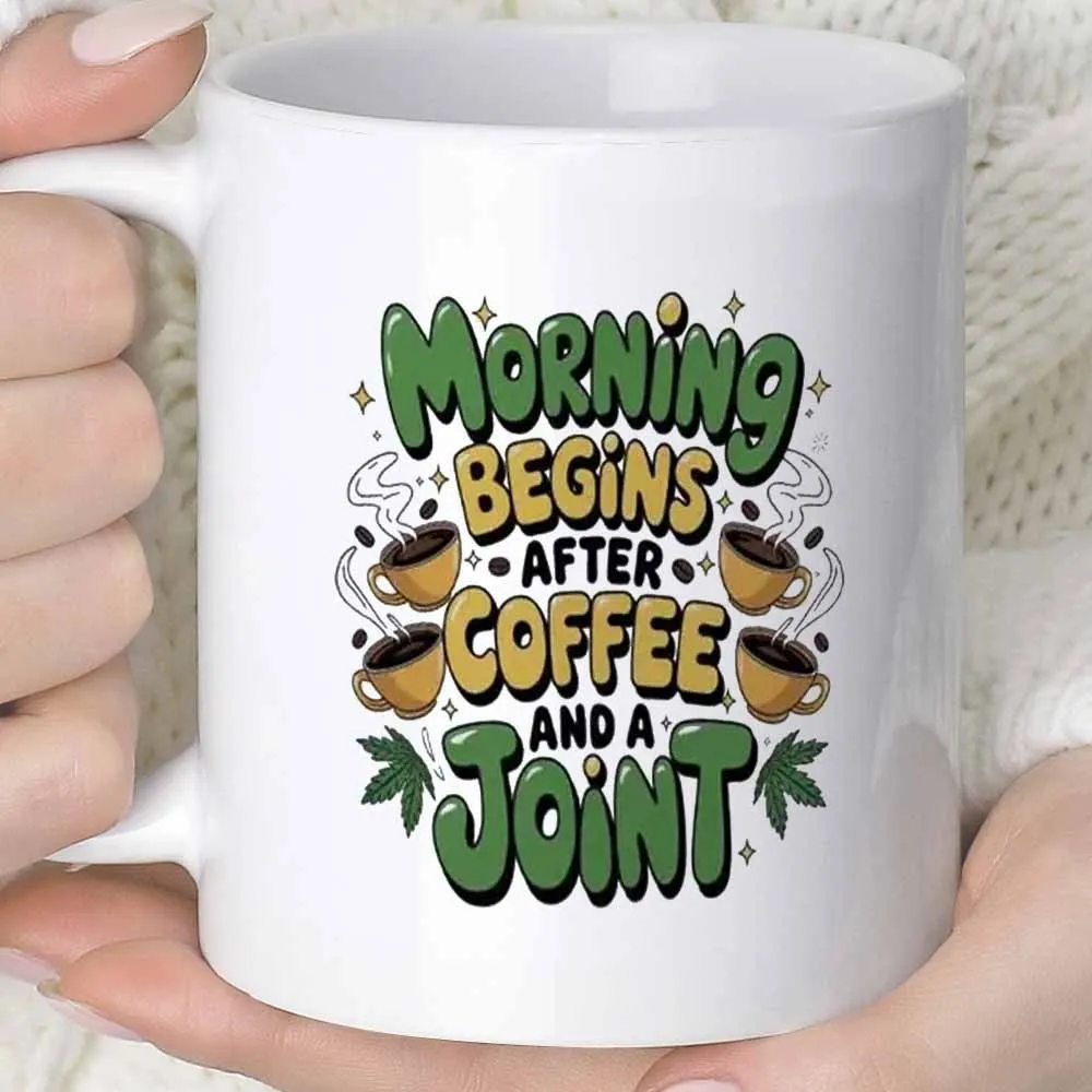 Retro green camping trailer with pine heart print white coffee mug for RV owners outdoor camper road trip gift mug