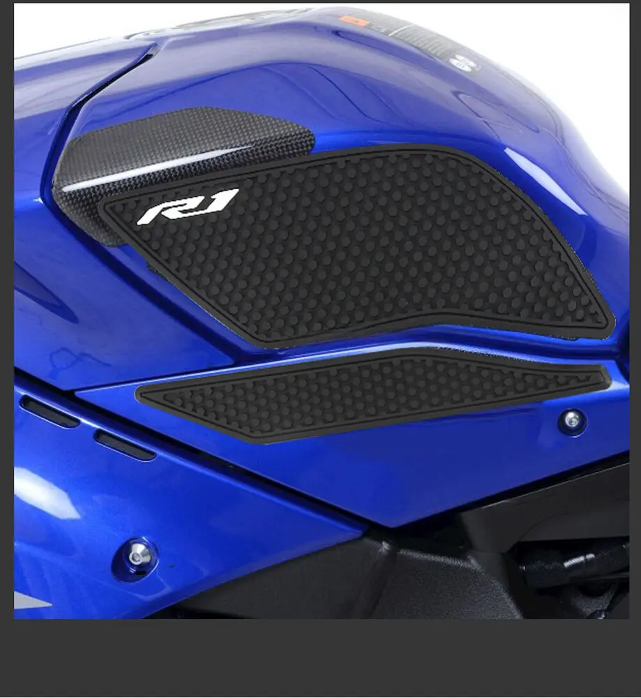 Adesivos para tanque de combustível, decalque lateral, adesivos antiderrapantes para yamaha yzf r1 r1m 15-21