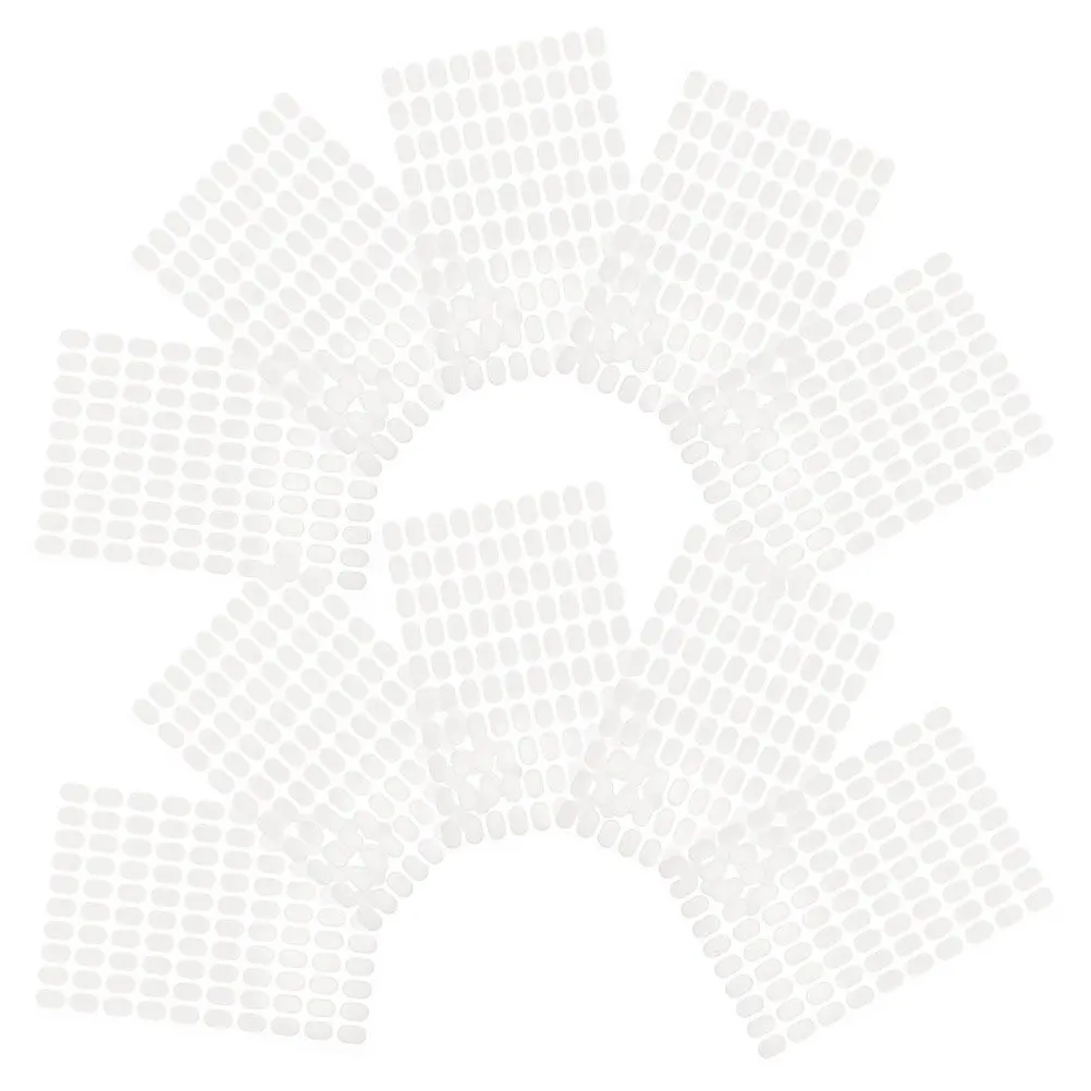 

20 Sheets Double Sided Nail Adhesive Tabs Precise Fit Gentle Removal Acrylic Material for Press on Nails False Nails Nail Tips