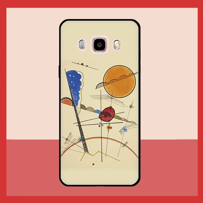 Wassily Kandinsky Abstract Artistic Case For Samsung Galaxy J3 J5 J7 2017 A3 A5 J1 2016 A7 A9 J8 A6 A8 J4 J6 Plus 2018 Coque