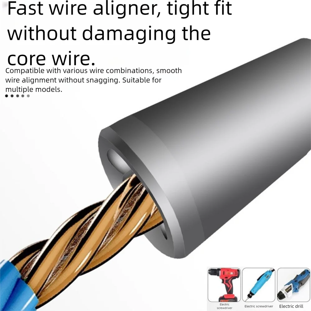 Multi-Function Wire Stripper Waterproof Portable Cable Stripping Tool Set Twister Kit Compatible with Hard and Soft Wires