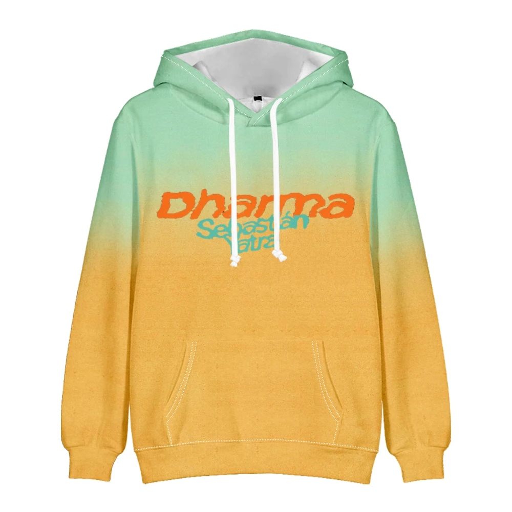 Sebastian Yatra Dharma Hoodie Dharma Tour Lange Mouw Dames Capuchon 3d Kleding