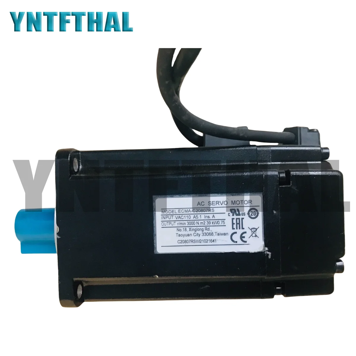 새로운 750W 220V AC 서보 모터 2.39NM 3000rpm 17비트 ECMA-C20807RS