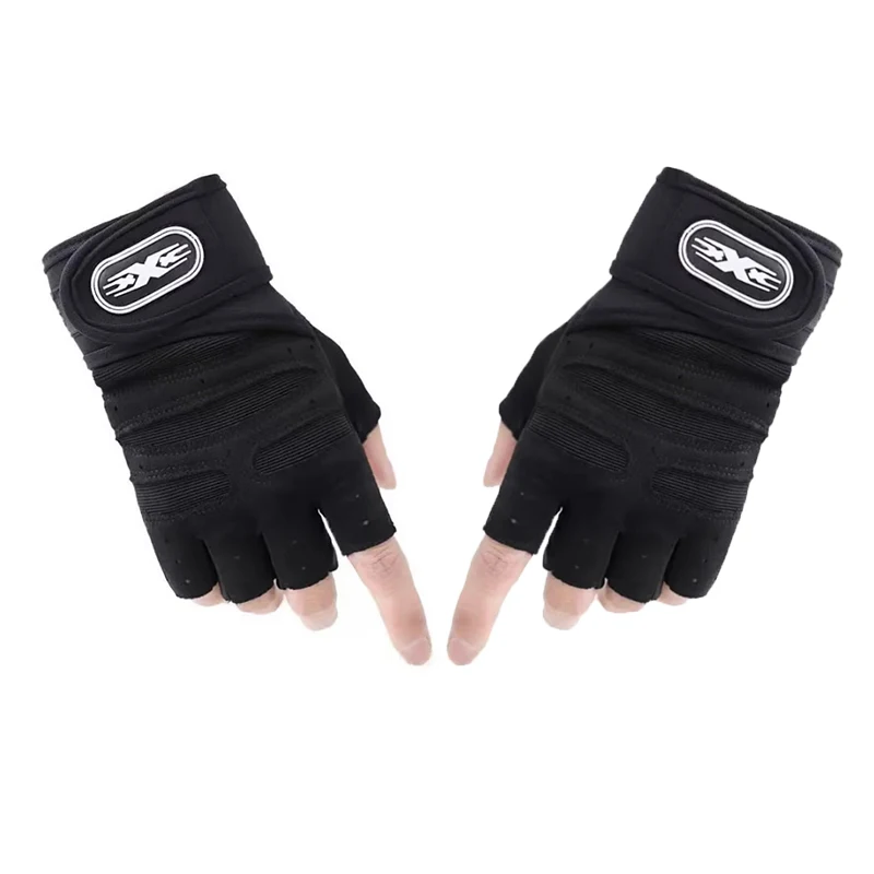 AliExpress Half finger fitness gloves with adjustable breathability are suitable for fitness wrist guards weightlifting and cycling