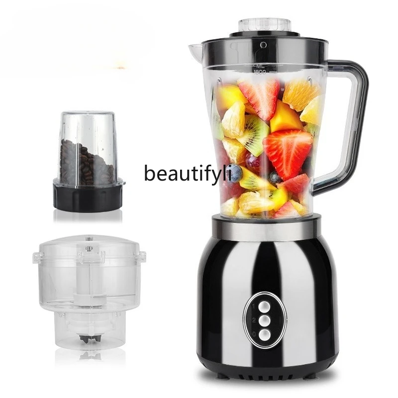 

Household 2-in-1 Multifunctional Mixer Automatic Small Grinding Cooking Machine Automatic Juicing