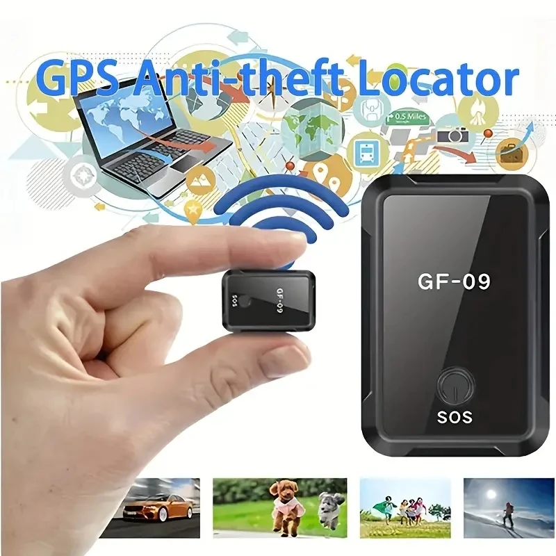 Mini Car GPS Tracker Anti-lost Locator Device Real Time Tracking Recording GF09 SIM Positioner Wifi Magnetic New