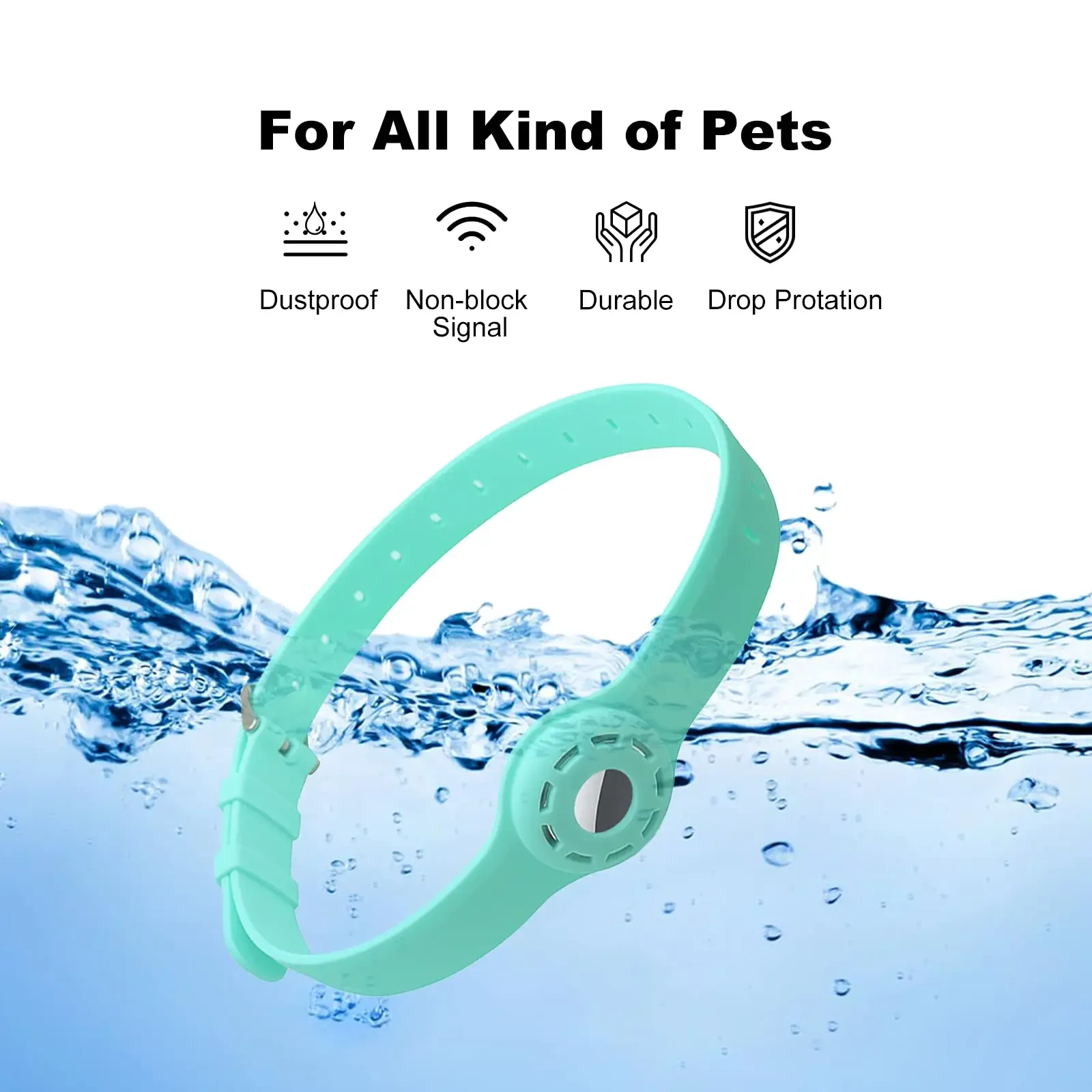 New Silicone Anti-lost Pet Cat For The Apple Airtag Protective Tracker Anti Lost Positioning Collar Adjustable Pet Collar