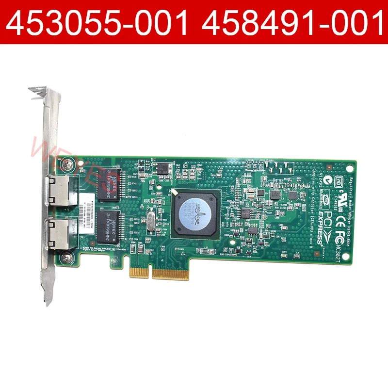 

453055-001 Well Tested 458491-001 Dual Port Multifunction Gigabit Server Adapter