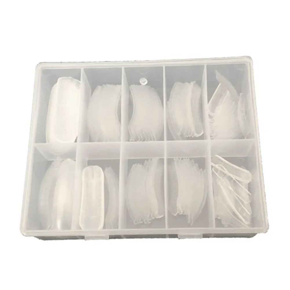 

Набор из 120 форм для наращивания ногтей премиум-класса с мерной шкалой, инструмент для УФ-геля, для салонов и домашнего использования