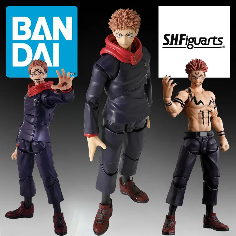 BANDAI S.H.Figuarts Yuji Itadori Sukuna Figuras de Acción Articuladas de Anime, Modelos Coleccionables para Exhibición, Decoración de Escritorio, Juguete