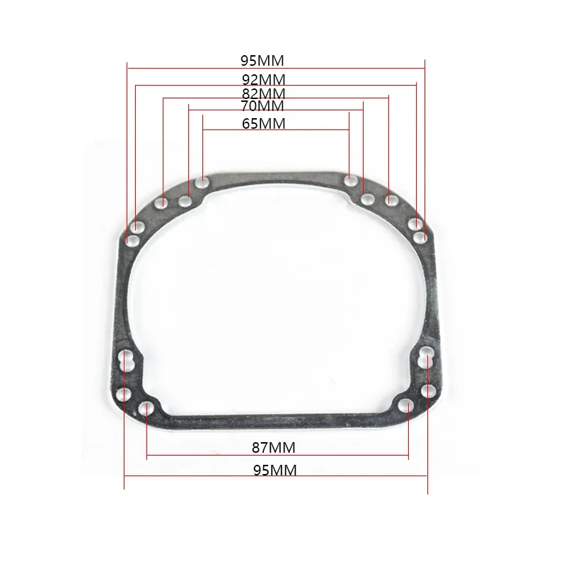 Modified HID Lens Bi Led Projector Retrofit Hella Framework Universal Screw Kits for Car Motorcycle Installation Kits