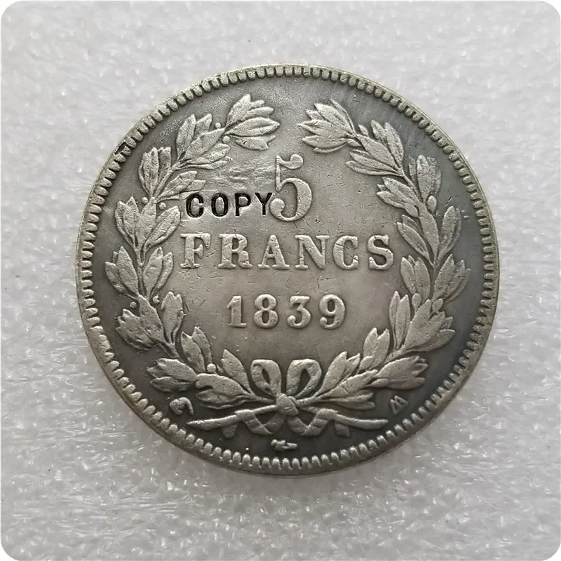 1839-W France 5 Francs copy coins commemorative coins-replica coins medal coins collectibles badge