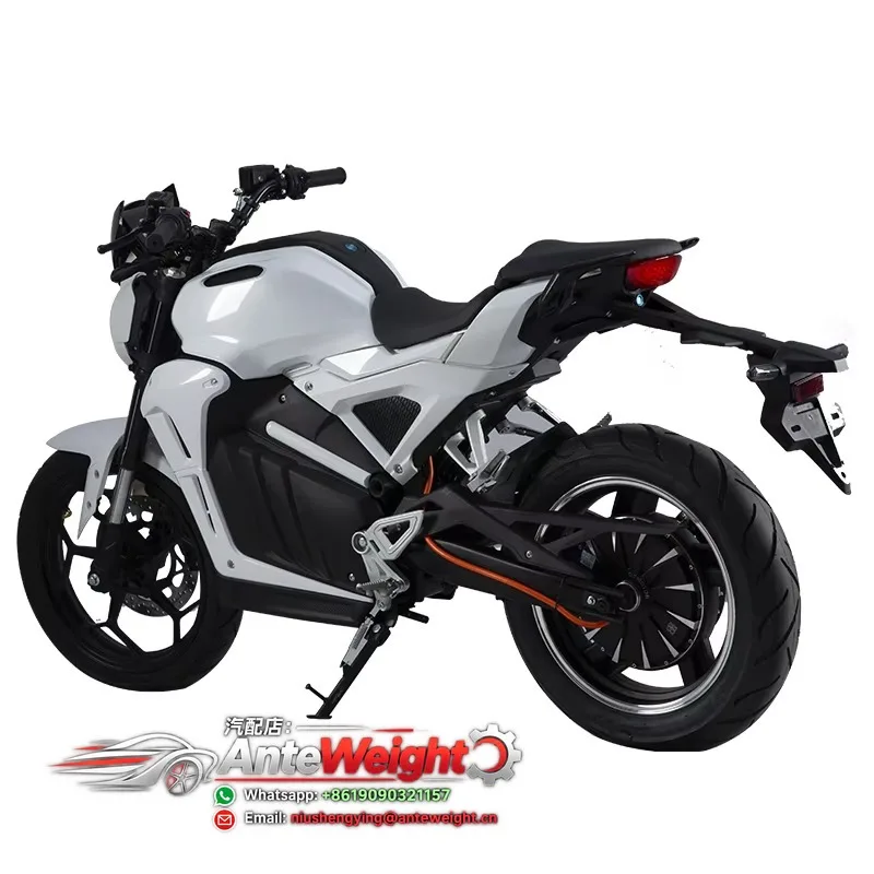 Manufacture Professional High-Speed Racing Electric Cruiser Motorcycle 2000W Long Range 72v Brushless V8 Motor Big Power