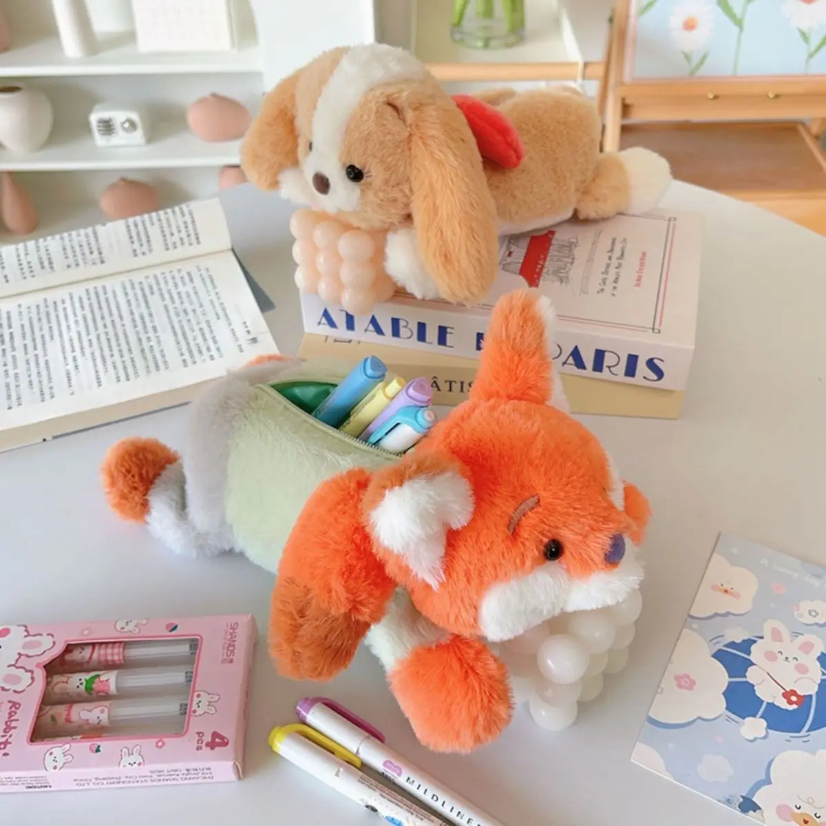 مجنون الحيوان مدينة نيك صندوق رصاص متعدد الوظائف المحمولة حقيبة التخزين موضة قلم رصاص بشكل جذاب صندوق القرطاسية هدايا الأطفال