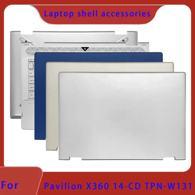 Suitable for Pavilion X360 14-CD TPN-W131 Laptop LCD Screen Back Cover, Screen Frame, Palm Rest, Bottom Cover, ABCD Cover Hinge