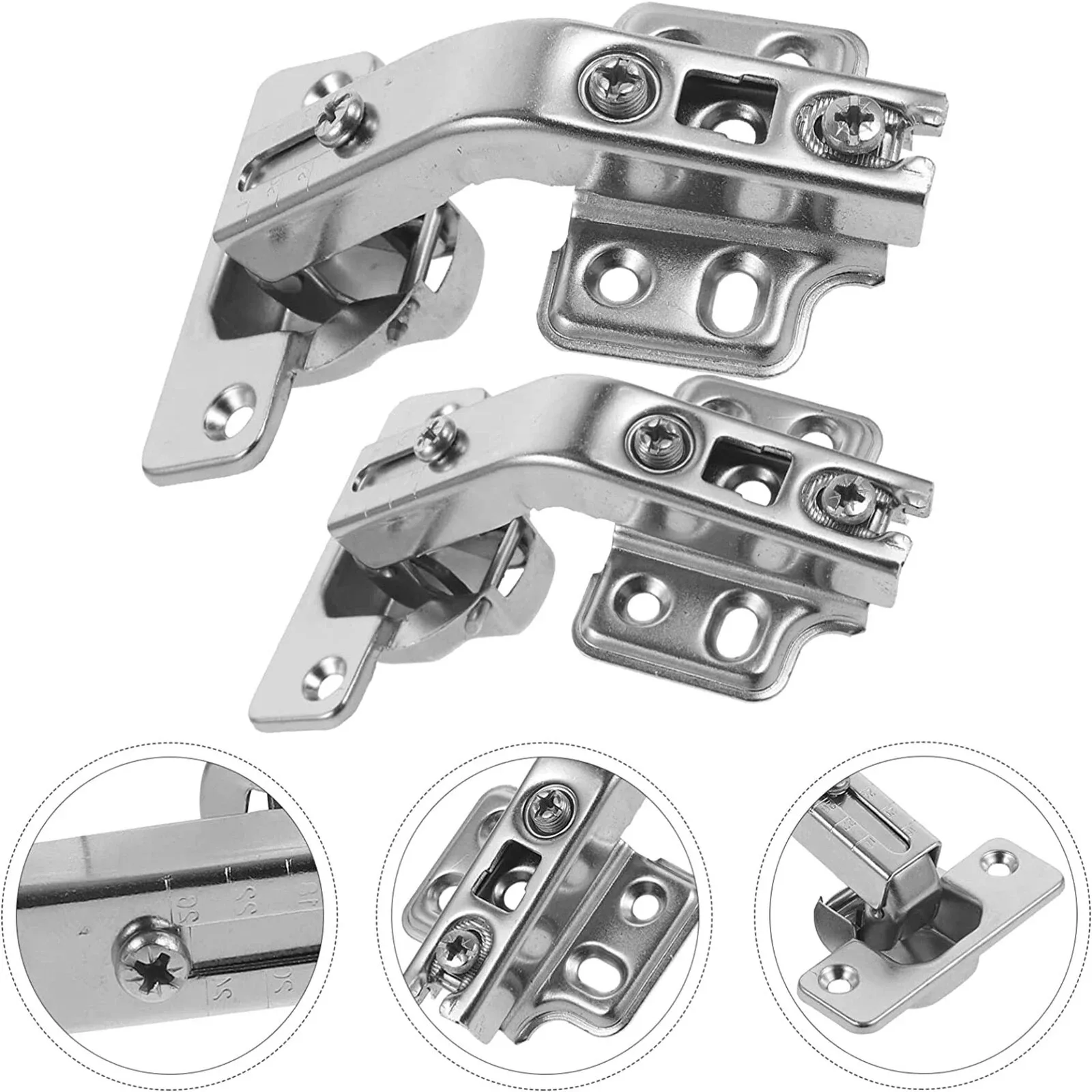 135° Corner Cabinet Hinges, Soft Close Concealed Hydraulic Hinges For Kitchen Pantry Cupboard Furniture Door Hardware