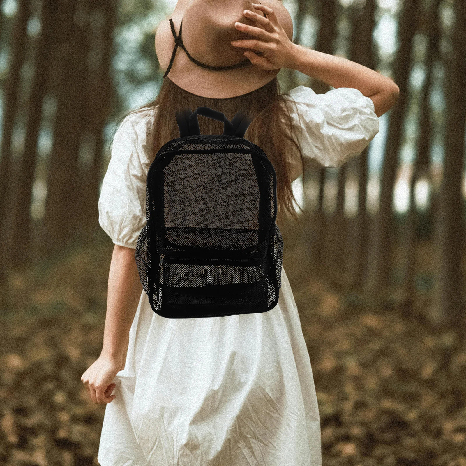 

Large Capacity Breathable Mesh Backpack Heavy Duty Lightweight Outdoor Hiking Cycling Travel Sports Bag School Backpacks