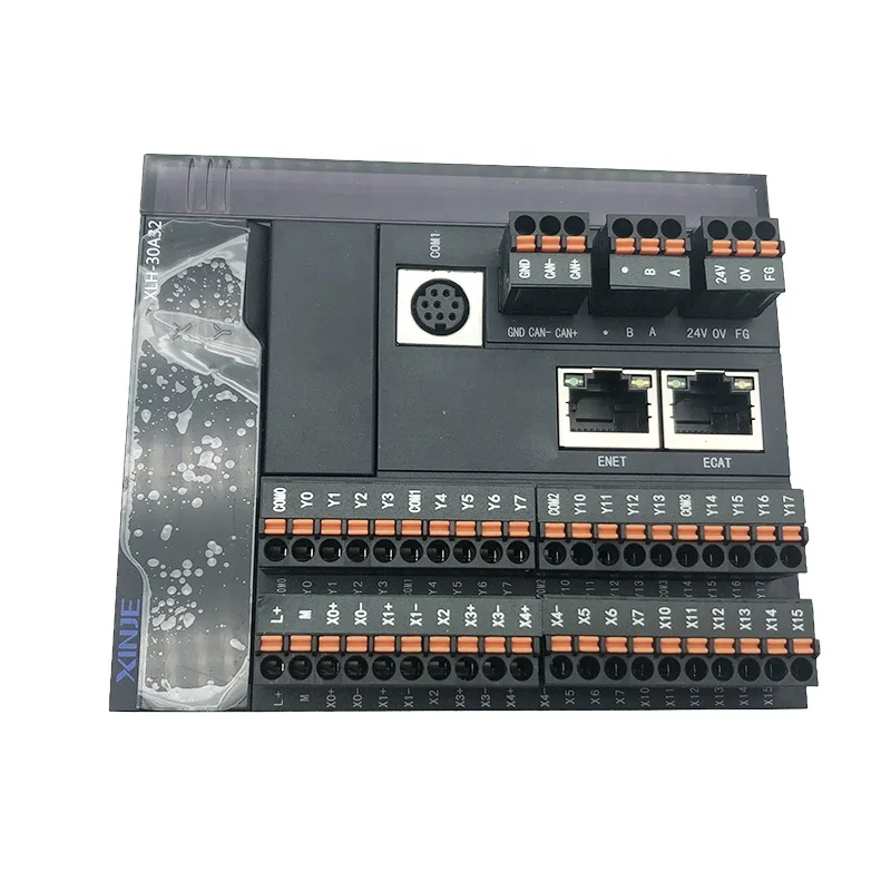 XINJE XLH 30A32 XLH سلسلة 32 محور EtherCAT حافلة تحكم 1 جيجا هرتز التردد الرئيسي 4 ميجابايت سعة البرنامج PLC PAC مخصصة