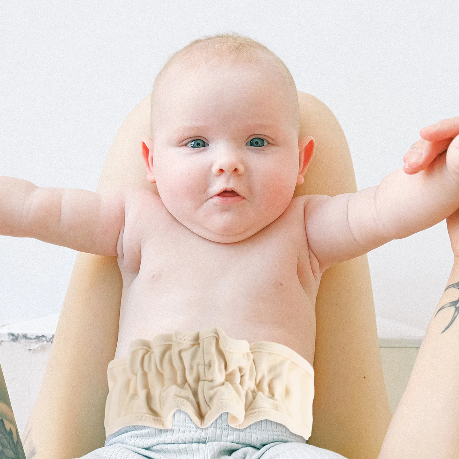 Ceinture de protection de la hernie ombilicale pour bébé, bande de ventre pour bouton de gaz et colique