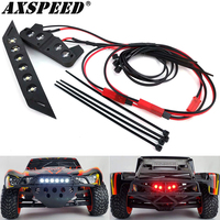 AXSPEED Front and Rear LED Lights Spotlight Lamp Bar DC 3-5v for 1/10 4x4 2wd VXL, XL-5 SLASH RC Crawler Car Parts