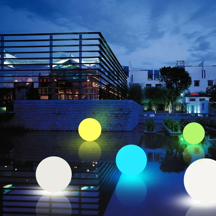 LED Solar Luminous Ball Light Colorful Creative Spherical Light Beach Landscape Outdoor Activities Decorative Lawn Ball Light