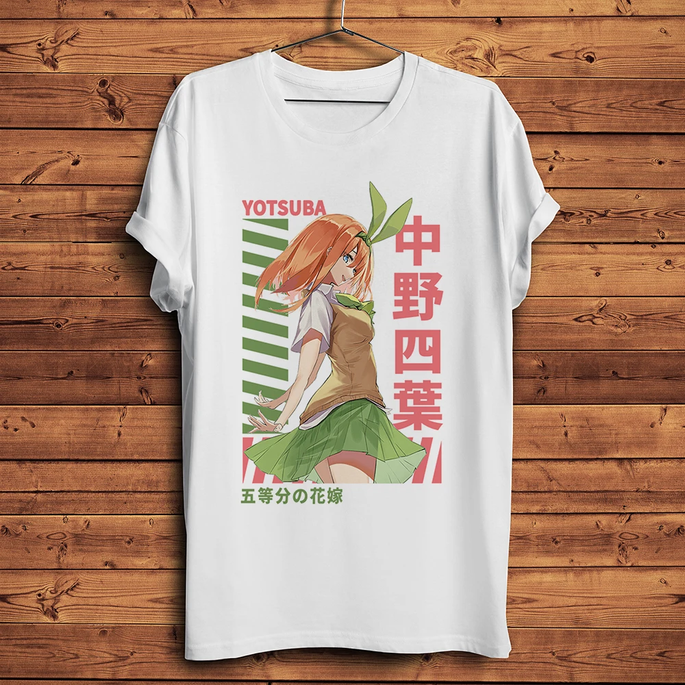 Kawaii Waifu Ichika Nino Yotsuba Nakano Funny Anime Tshirt Men T Shirt Unisex Otaku Streetwear The Quintessential Quintuplets