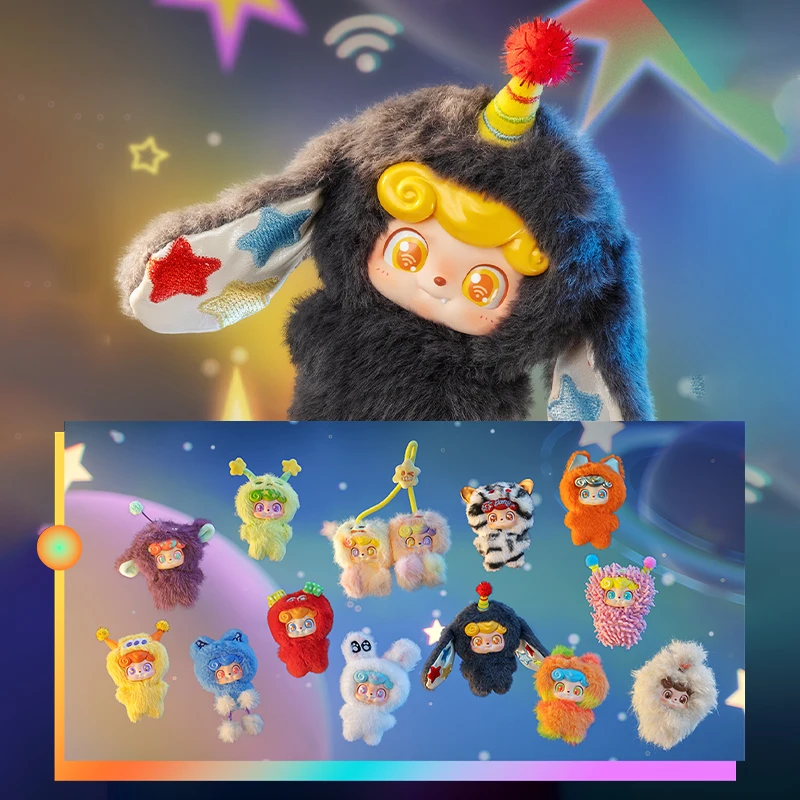 NUOVO autentico Q.Kid Wave Club Series Mini scatola cieca in peluche scatola in vinile bambola carina bambole adorabili borsa appesa ciondolo decorazione regalo